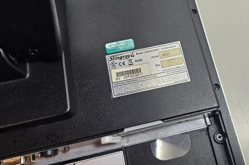 Panasonic Stingray 4 JS980 POS Touchscreen Terminal W10 i3-7100U 8GB DDR4 256GB gallery