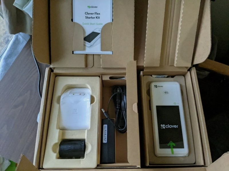 READ Clover Flex POS Point of Sale Complete Portable Charger NEW C403 Wireless