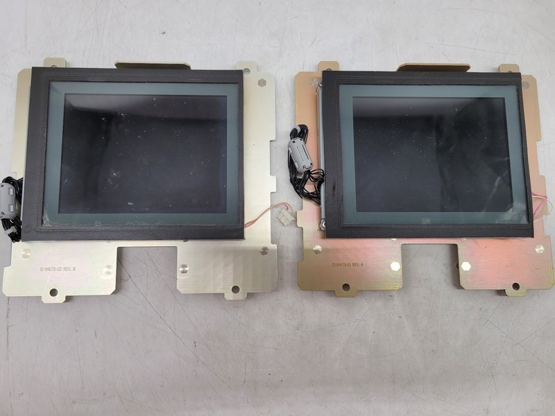 Lot of 2 sharp LCD Screen Display Panel 12-64173-01 rev.A ans 1264173-02-REV.B