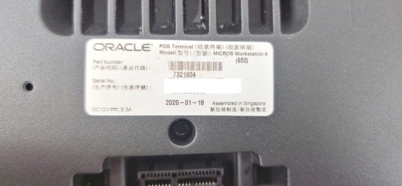 Oracle Micros Workstation 6 I5 15.6" 8GB 7321804(650) PoS Terminal W/Epson TM... gallery