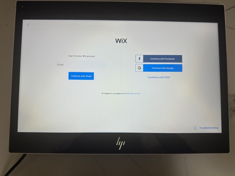 Wix.com HP POS system retail, white, 15.6 in gallery