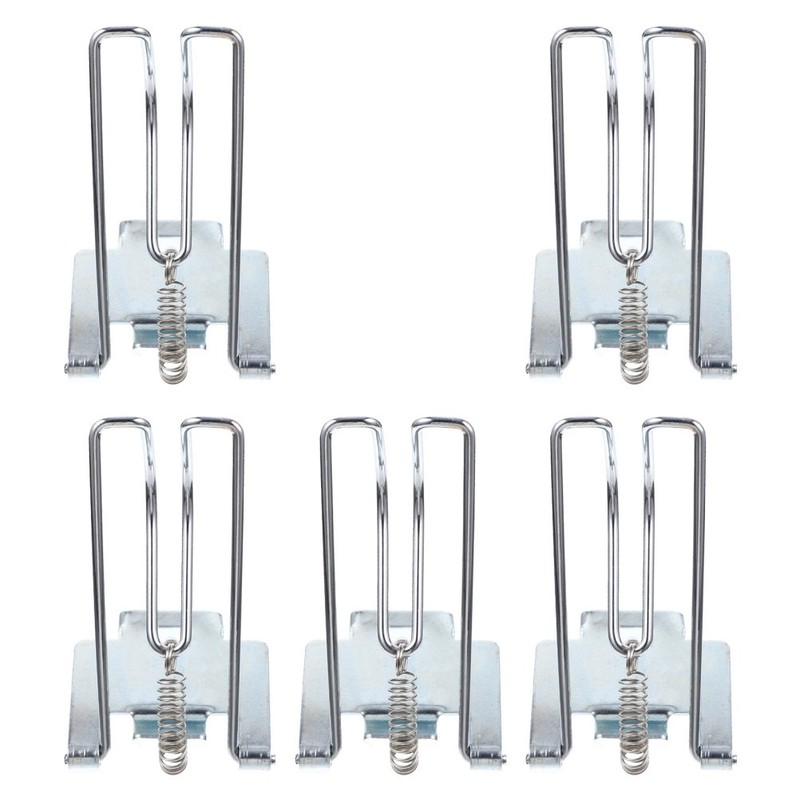 5pcs Cashier Drawer Insert Clips Spring Loaded Cash Register Money Clips