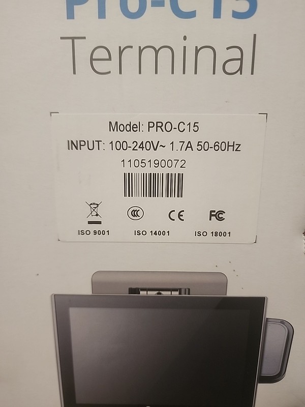 The Pro-C15 Terminal by Epos Now, an all-in-one Point of Sale (POS) system... gallery