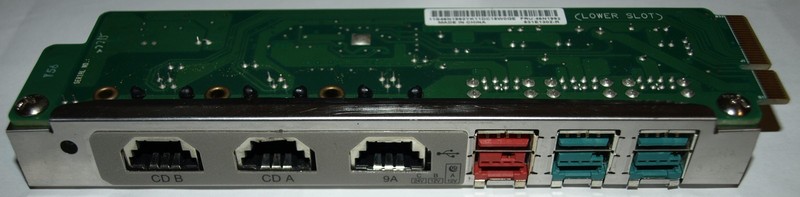IBM SUREPOS 700 TYPE 4800 7×3 I/O MODULE XE-13 (3 RS-485, 3 USB)FRU P/N: 46N1992