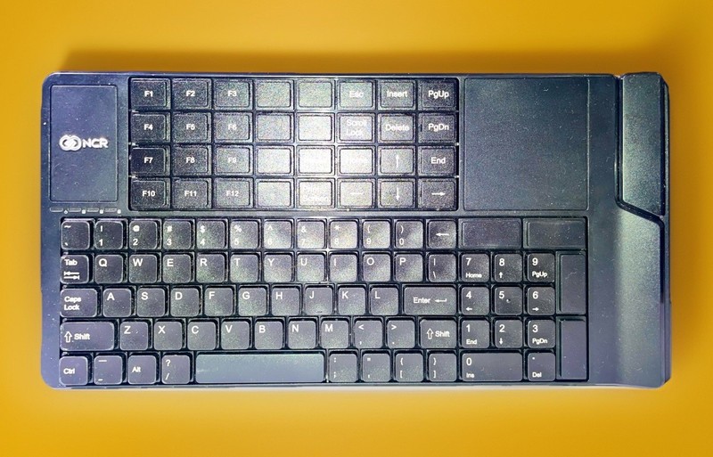 NCR RealPOS Keyboard, 6932-9622-9090 105 Key 3/4 Size, Wired, Retail Stores