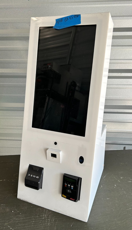 Self Checkout POS Kiosk PARLEVEL MICRO MARKET MAX 21" Touchscreen Scanner Card.. gallery