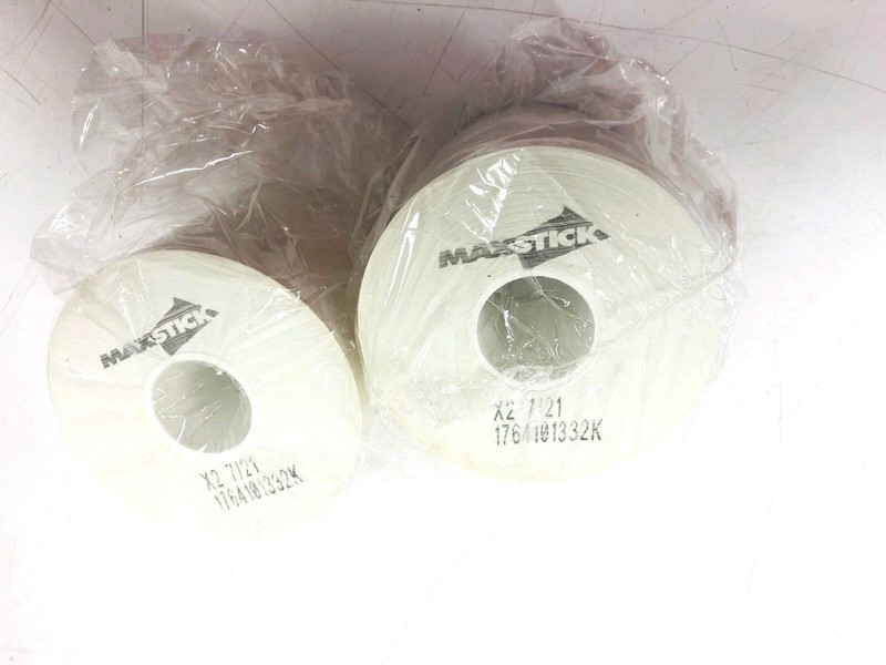 LOT OF 2 MaxStick X2 International Adhesive Labels 80mm x 170' MS318170X2 gallery