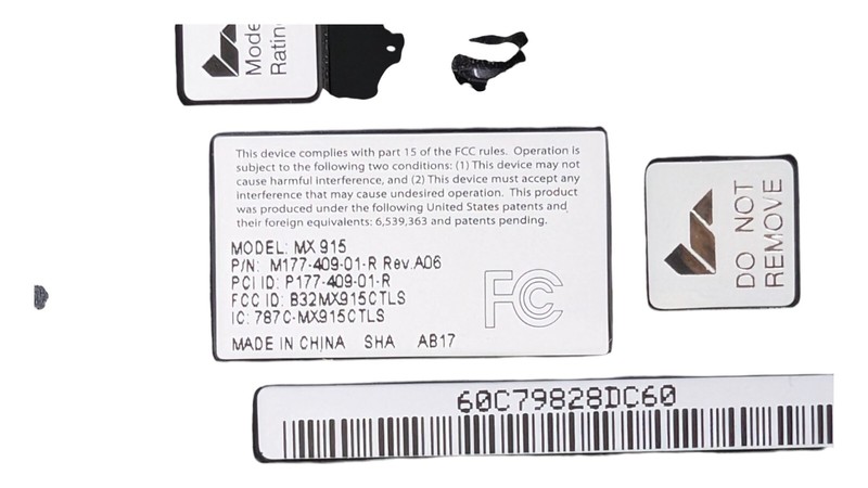 Verifone MX 915 Pin Pad Payment Terminal M177-409-01-R gallery