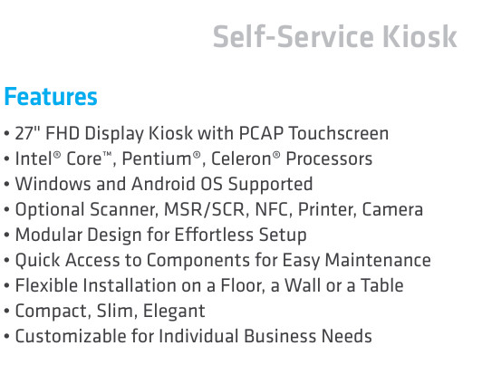 POSBANK - BIGPOS Self Serve Kiosk gallery