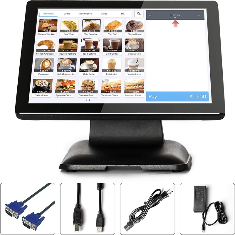 ASSUR AI3 15" POS System, Cash Register Touch Screen Core i3 gallery