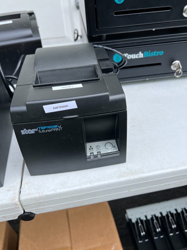 Touch Bistro point of sale printer