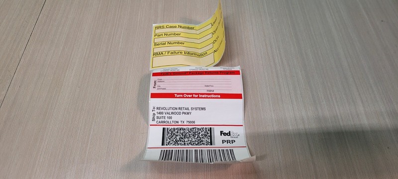 REVOLUTION RETAIL SYSTEMS GBRU UPPER TRANSPORT 644-0122-104S NEW SEALED gallery