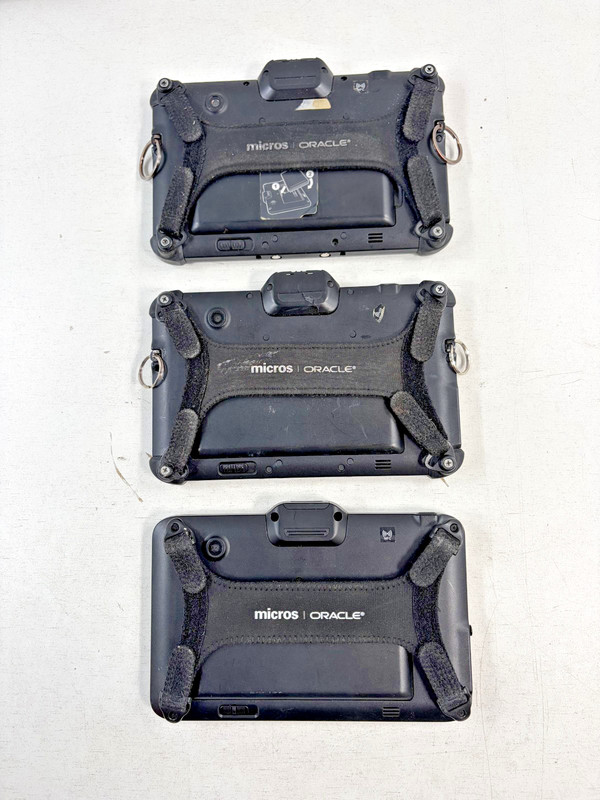 Lot of 15 Micros Oracle DT317CR Mobile POS Ruggedized Tablet With 2 Docks gallery