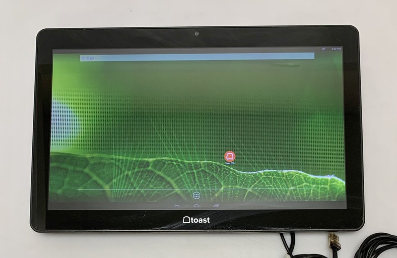 Elo msm8690 Touch Screen Tablet w/ Toast POS, Ethernet Cable & Power Adapter gallery