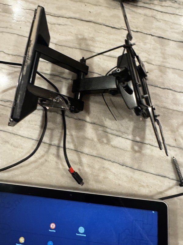 Toast Flex TT203 POS Touchscreen Terminal w/ Wall Mount & Power Cords FREE SHIP gallery