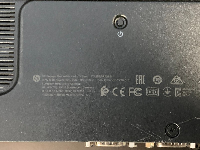 HP Engage One Advanced I/O Base Model: TPC-1027-D Lot Of 4 With 4 Adapters gallery