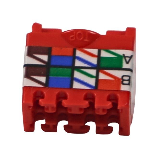 Panduit Mini-Com TX-5 Module T568A/B Wiring Scheme, RJ45, Category 5e, Box of 10 gallery