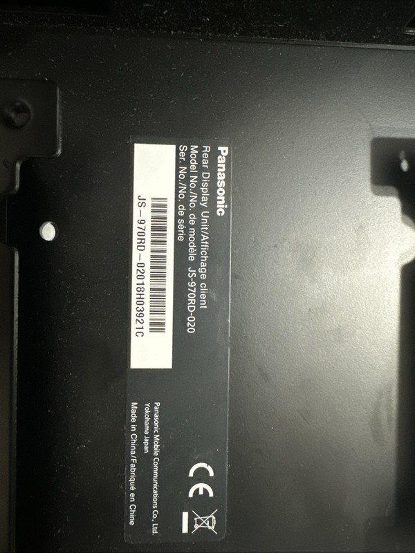 Panasonic JS-970RD-020 VFD Rear Customer Display for Stingray III POS Terminal gallery