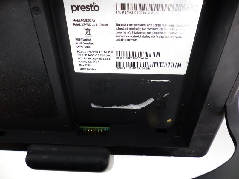 ELACARTE PRESTO A3 POINT-OF-SALE SYSTEM 7" DISPLAY gallery