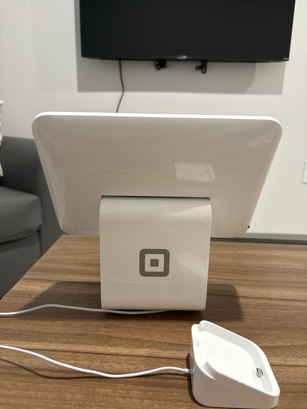 Square Stand POS Terminal Base & Dock Kit (Model S089) - White Countertop Mount gallery