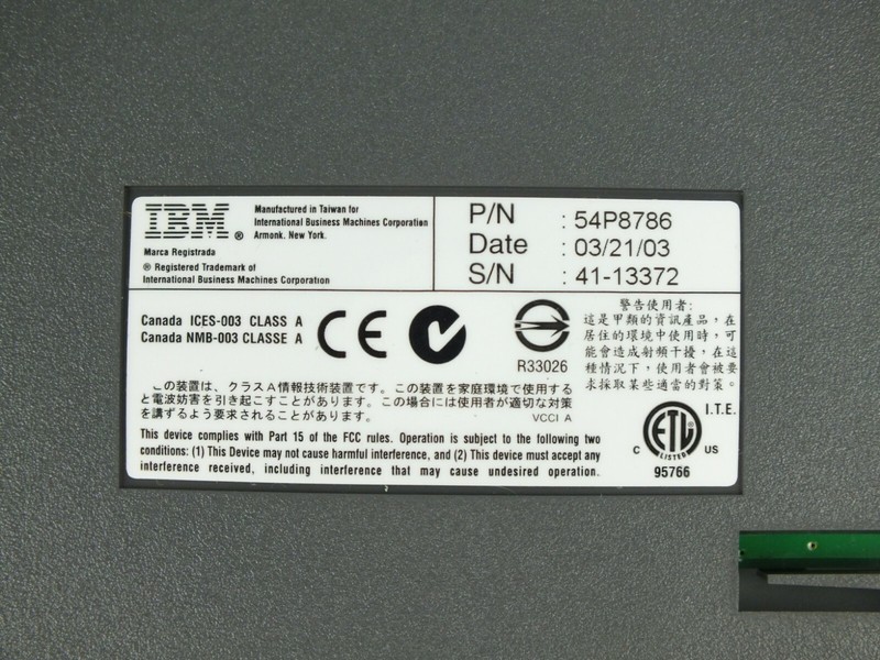 New IBM 54P8786 POS Keyboard gallery
