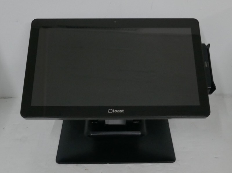 ELo Touch Solutions AIO Toast POS tablet Model ESY15i1 w/ Stand & Card Reader gallery