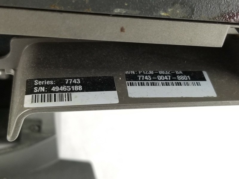 NCR P1230-0032-BA Intel Atom D2560 2GHz 4GB RAM Crack in Screen No AC Adapter. gallery