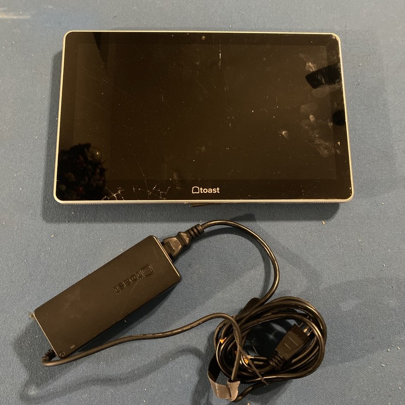 Toast Flex TT200 POS 14” Point Of Sale System Screen With Power Cord Cracked