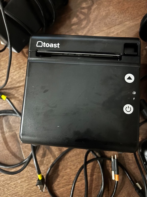 Toast POS System: 2 Touchscreen terminals, 1 card reader, 1 printer, 1 scanner