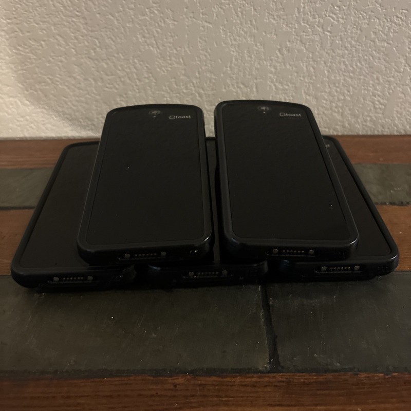 (5) Toast Go 2 Handheld POS Tablet Mobile Computer Device TG200 Read desc. gallery