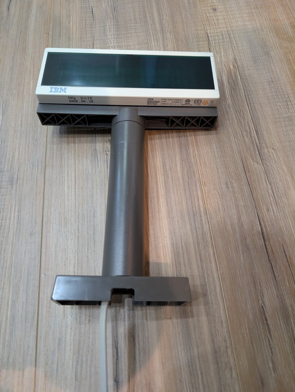 IBM 4694-347 POS Point of Sale System Customer Display PN 41K6814 gallery