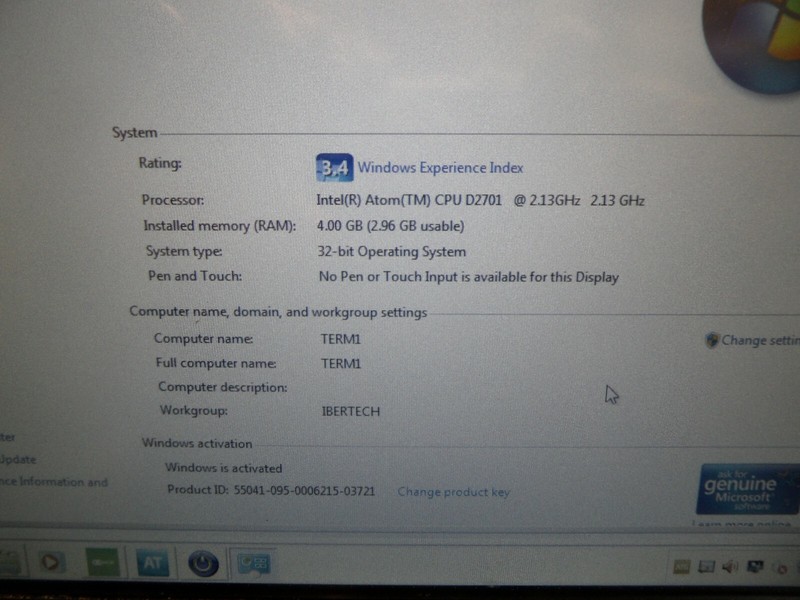 NCR P1230-0007-BA NCR 7743 POS Terminal With Power Supply gallery
