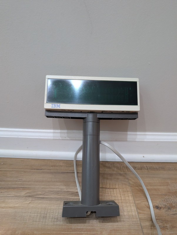 IBM 4694-347 POS Point of Sale System Customer Display PN 41K6814 gallery
