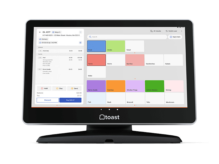 Toast POS System – Color: Black – Never Used – No errors or marks.