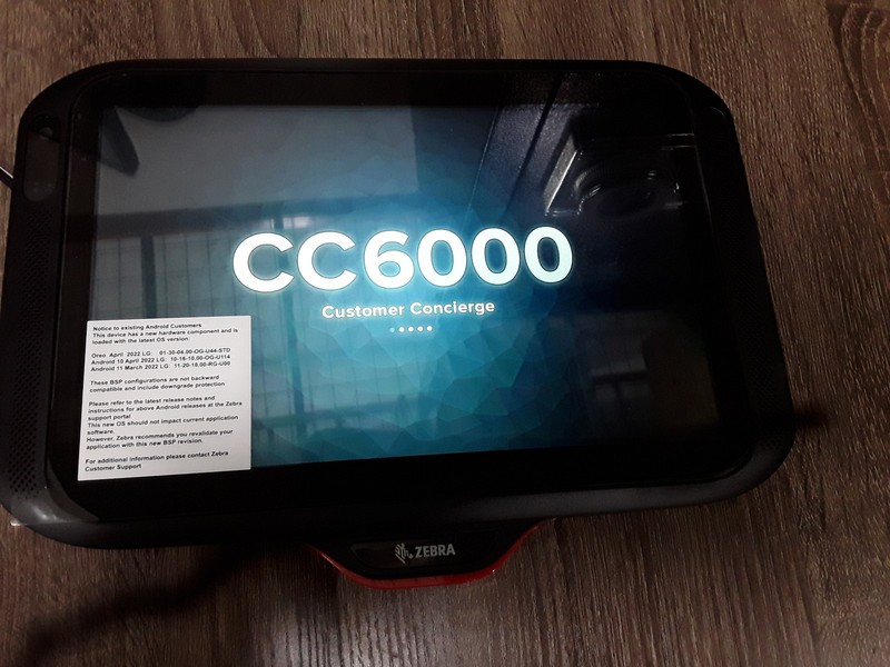 Zebra CC6000 CC6000-10-3210LCNA Customer Concierge Kiosk
