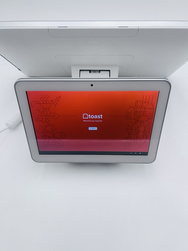 Toast Flex TT200 POS Point of Sale System dual display Screen With Power Supply gallery