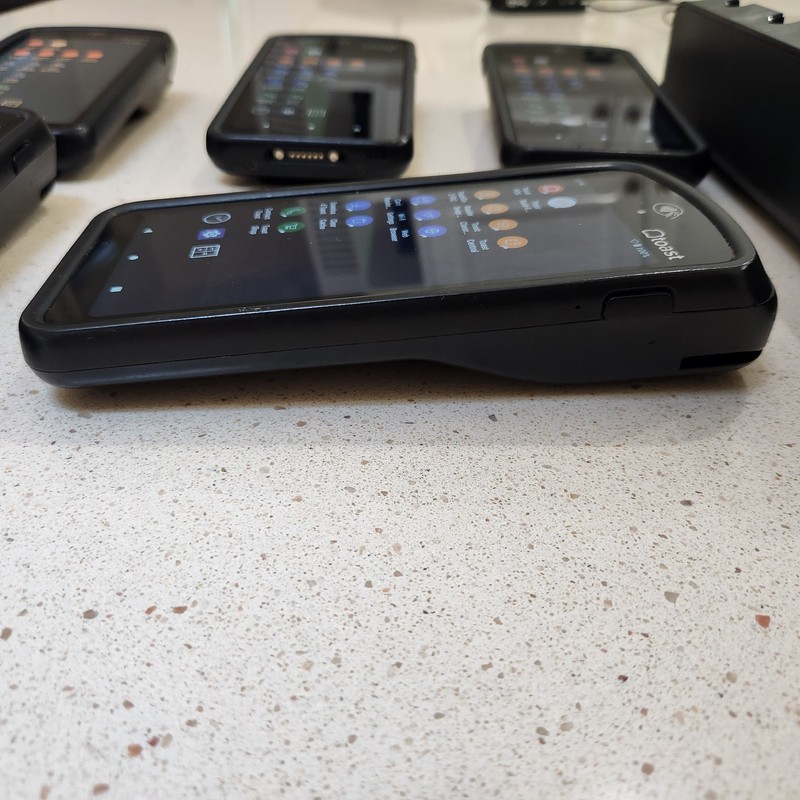 Lot of 5 Toast Go 2 Handheld POS Tablets TG200 with DTC200 Charging Dock (READ) gallery