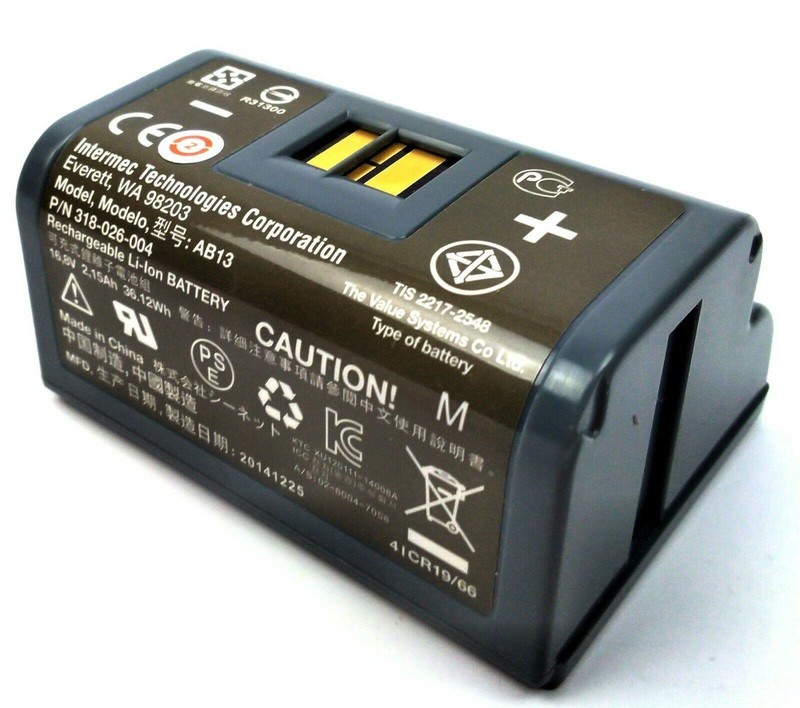 Intermec PB5X PW50 Battery Rechargeable16.8V 2.15Ah 36.12Wh 318-026-004 Genuine gallery