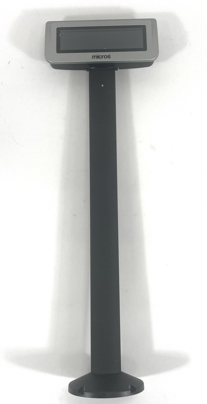 Micros Oracle Series 2 LCD 18" Pole Display w/ Base 700827-028 - See Description gallery