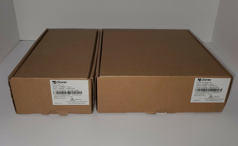 Clover Flex LTE C401U with Clover Flex starter kit K400 U