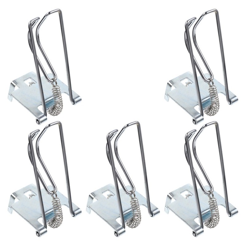 5pcs Cashier Drawer Insert Clips: Spring Loaded Cash Register Money Clips - gallery