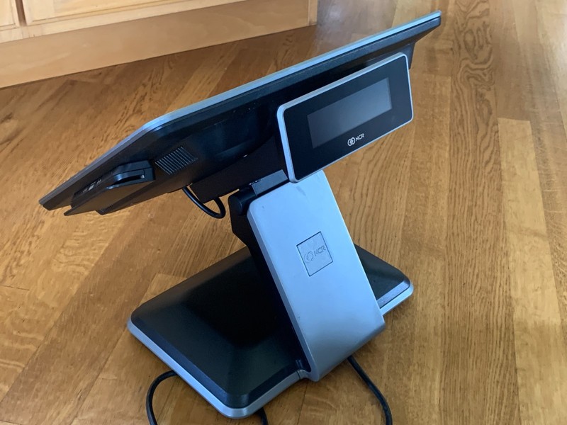 NCR XR5 POS Terminal 7701 Dual Screen Touch w/ MSR Card Reader No HDD gallery