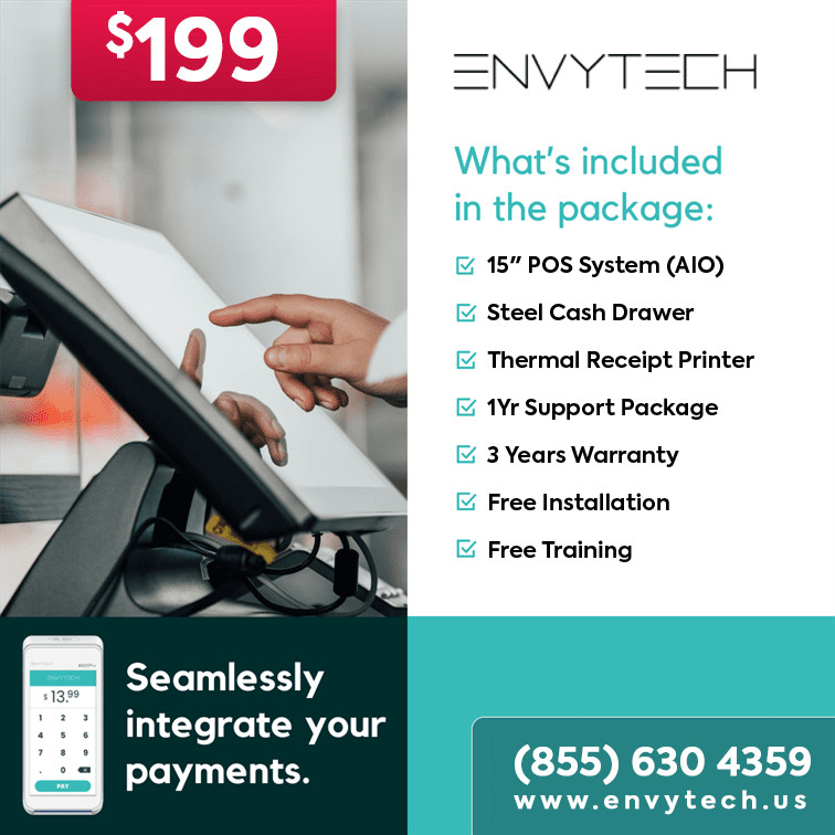 15" Touchscreen POS Cash Register Till System For Grocery Stores & Supermarkets gallery