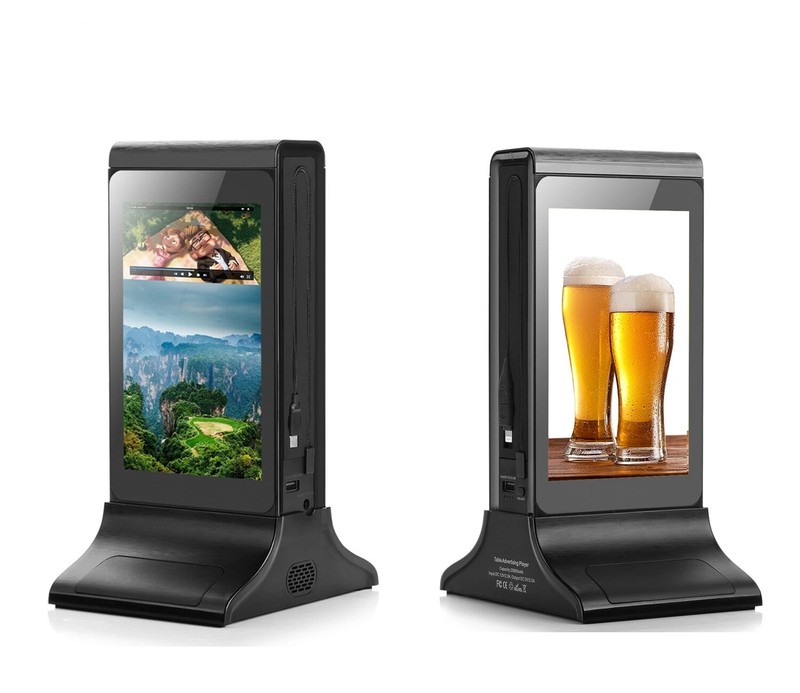 4G RAM 32 Storage Full View Dual Touch Screen Advertising Digital Signage