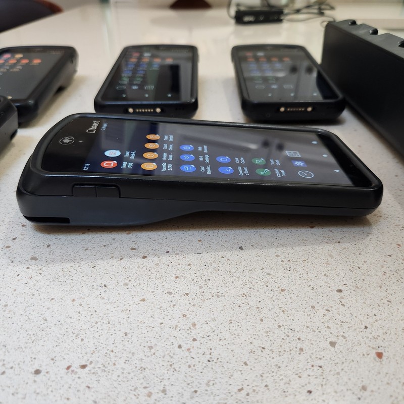 Lot of 5 Toast Go 2 Handheld POS Tablets TG200 with DTC200 Charging Dock (READ) gallery