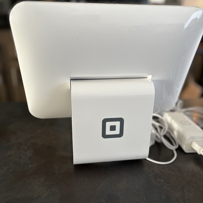 Square Retail POS System with Card Reader, Stand, and Power Adapter gallery