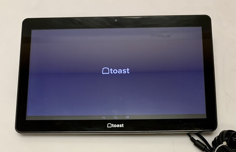 Elo MSM8690 Touch Screen Tablet W/ Toast POS, Ethernet & Power Adapter Cables gallery