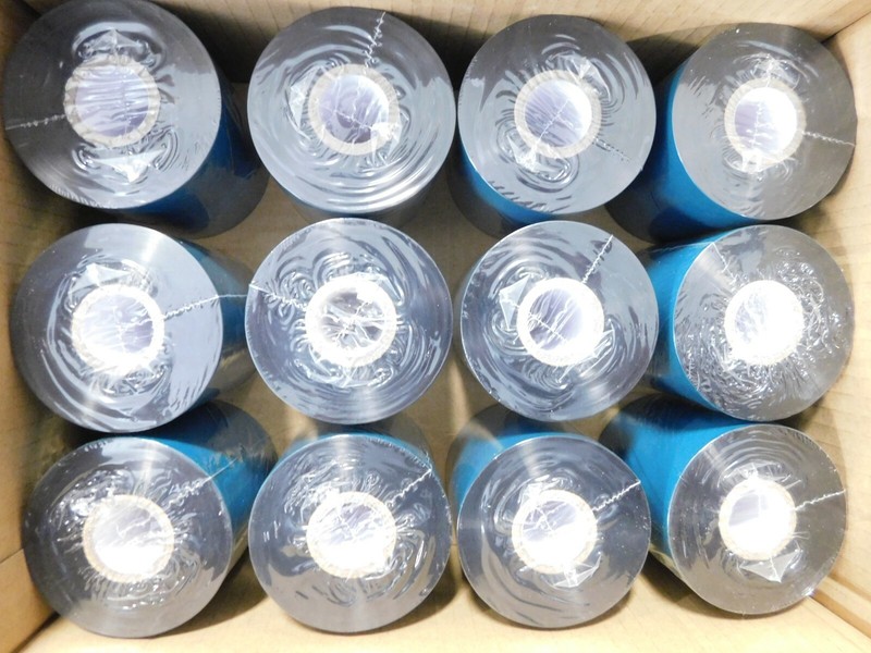 (Pack of 12) Wax/Resin Thermal Transfer Ribbon 3.125″ X 815″ x 1″ Core