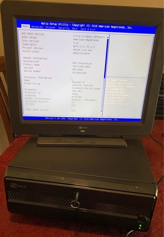 NCR RealPOS XR8 Terminal, Core I3, 16GB 240GB SSD HDD Windows 10 7607-2300-8801 gallery