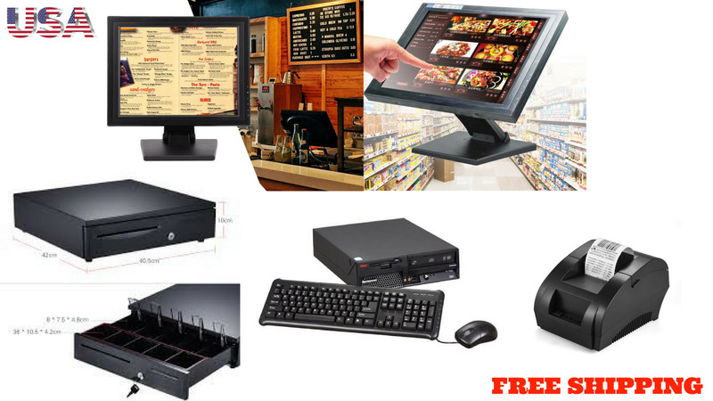 NEW15″ Point of sale POS system register Touch screen restaurant retail Bar Deli